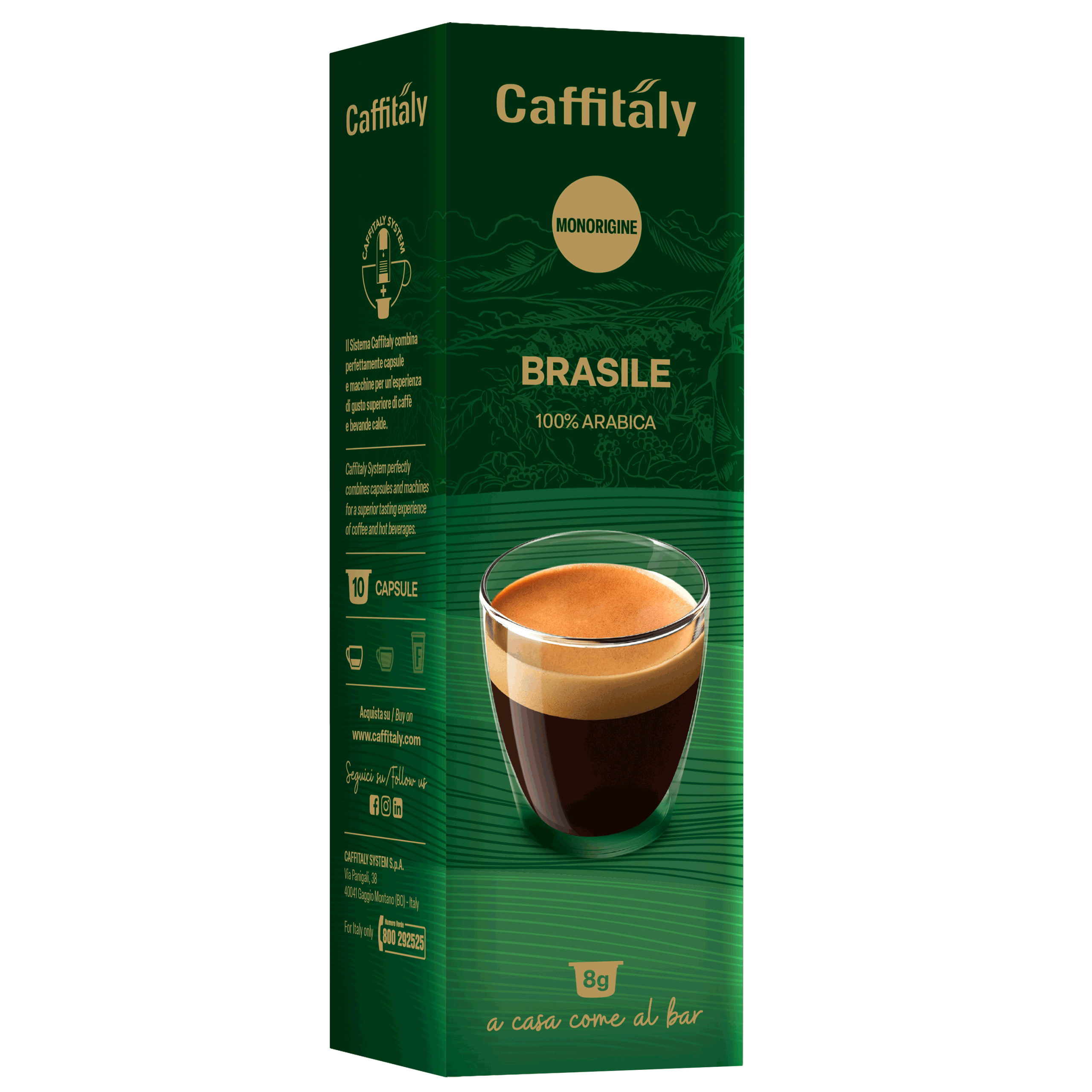 Caffitaly Brasile Special Edition (Intensidad 8)