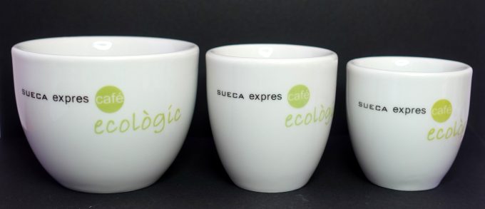 Taza y plato café ECO Sueca Expres Café - Imagen 2