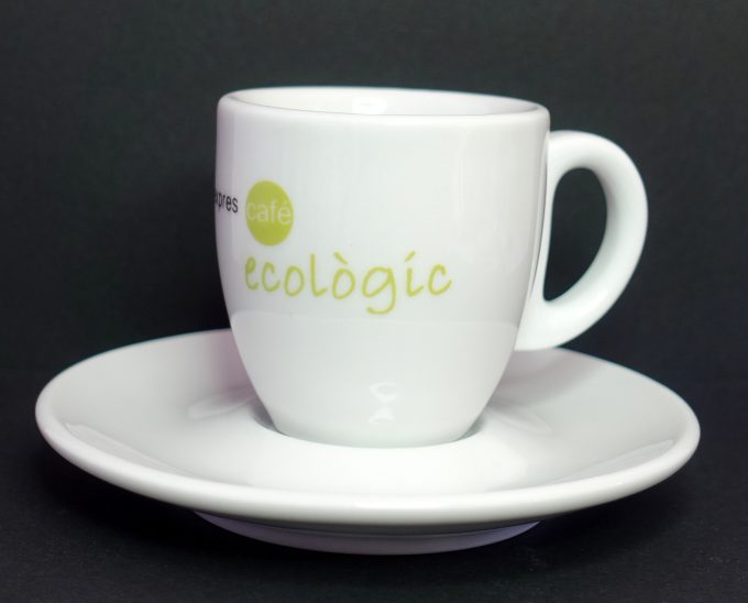 Taza y plato café ECO Sueca Expres Café