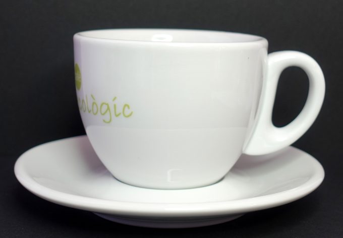 Taza y plato café con leche ECO Sueca Expres Café